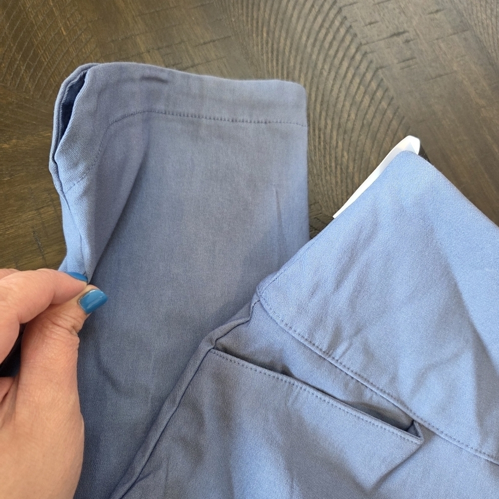 Walter Hagen Women's XL P11 Sculpt Pull-On Pants Mid Blue Golf Tennis Sports New - Picture 6 of 16